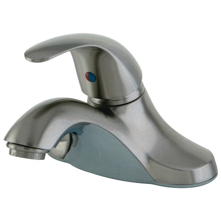 Kingston Brass 4" Centerset Bathroom Faucet, Brushed Nickel KB6548LP